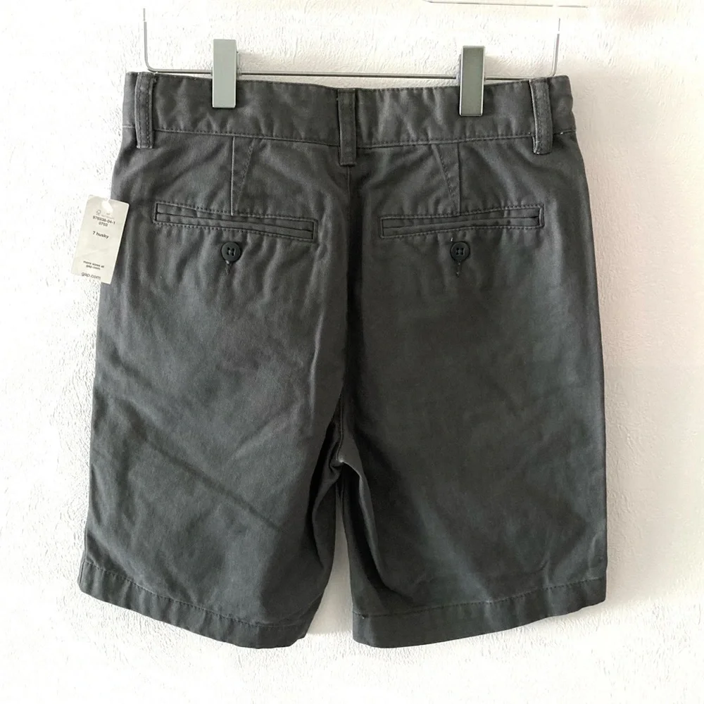 NWT Gap Khaki Green Shorts Size 7 Husky